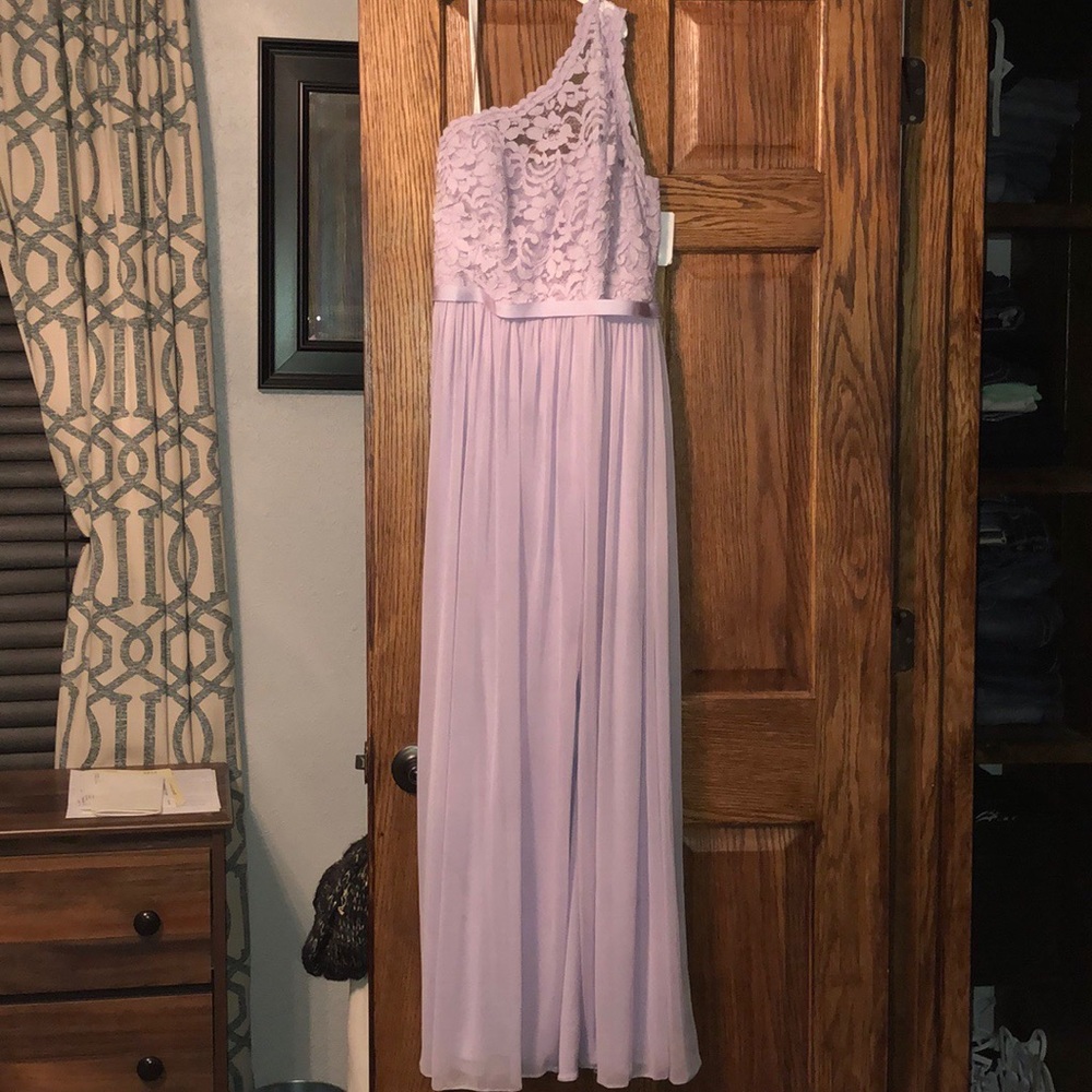 Size 6 Lilac/Iris Lace Bridesmaid Formal Dress
